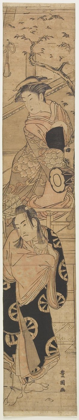 (Scene from the Play Yoshitsune senbon zakura) by Utagawa Toyokuni